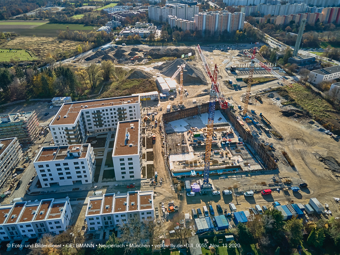 13.11.2020 - Piederstorfer Gelände und Alexisqaurtier am Karl-Marx-Ring in Neuperlach 13.11.2020 - Piederstorfer Gelände und Alexisqaurtier am Karl-Marx-Ring in Neuperlach